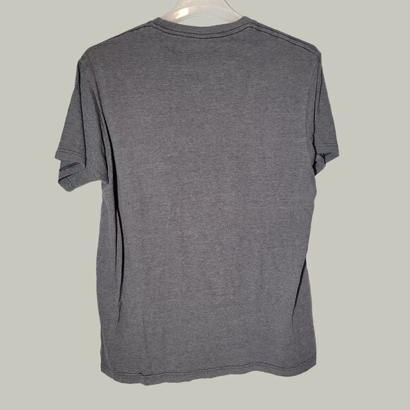 Deadpool Logo T shirt Marvel Comics Gray Short Sleeve Size XL - Picture 2 of 3
